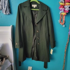 Michael Kors forest Green Coat